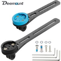 Bicycle Integrated Handlebar Computer Bracket for Garmin Bryton Wahoo Road Bike Speedometer Headlight Carbon Fiber Mount Stand