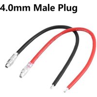RC 4.0mm Male Plug Connection Silicone Cable for 370 380 390 540 550 Brushed Motor Electronic Speed Controller RC Parts
