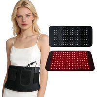 Portable Red Infrared Light Therapy Pad 660nm 850nm LED Beauty Devices for Belt and Body Back Knee Hands Feet Relief Heat Pad