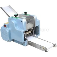 Electric Automatic Dumpling Wrapper Wonton Skin Machine Dough Rolling Press Commercial Round Square Dumpling Skin Maker