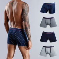 4Pcs Underwear For Man Boxers Cotton Men's Panties Pack Boxershorts Mens Underpants Slip New Homme Boxer Shorts Sexy