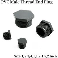 1~15PCS 20/25/32/40/50/63mm Male Thread End Plug Connector Aquarium Supply Pipe Connector PVC Pipe Plug Micro Irrigation Fitting