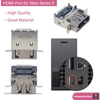 1/2/5/10pcs for Xbox Series X XSX HDMI Port Replacement Display Socket Jack Interface Connector Repair Parts