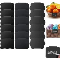 10 Pcs Plastic Tags Table Chalkboard Sign Small Blackboard Message Price Boards Erasable Pvc Mini Standing