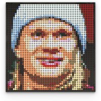 Football Sports Star Erling Haland Building Blocks Brick MOC Pixel Art Decoration Painting Assembly Toy GiftsDIY Home Decorative