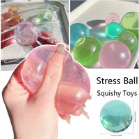 Soft Simulated Transparent Ball 3 Styles Nee doh Maltose Squishy Toy Mochi Anti Stress Toy Quick-rebound Hand Relax Gift squishy
