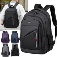 Versatile Business Travel Backpack - Large Capacity Unisex Design with Organized Compartments