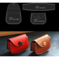 YOMDID 3pcs Mini Coin Purse Template Wallet Making Mold Leather Pattern Acrylic Stencils DIY Wallet Handmade Mold Craft Supplies