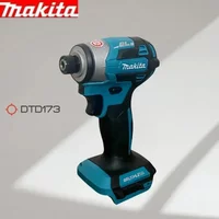 Makita DTD173, perceuse-visseuse à percussion sans fil, 1800 tr/min, couple de 180 N.m, moteur sans balais, perceuse électrique pour bois/boulons/mode T, compatible avec les batteries Makita.