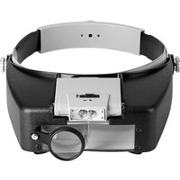 Loupe montée sur la tête, éclairage LED 1,5x3x8,5x10X, Style casque, loupe de bijoux, montre, entretien, loupe de lecture