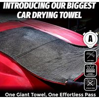 Extra large microfiber car drying towel double-sided super absorbent thickening technology, absorbent and quick-drying