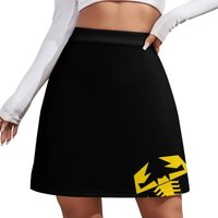 Abarth Scorpion (gelb) Minirock im koreanischen Stil, Damen-Golfbekleidung, Sommerkleid für Damen 2026, Minirock