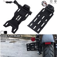 Uchwyt na tablicę rejestracyjną LED do motocykli Harley Sportster XL883 XL 1200 Dyna Low Rider FXDLS Street Bob FXDB