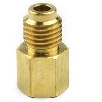 1Pcs Brass R134A R12 Car Conditioner Adapter Quick Coupling 1/2 Inch ACME Male 1/4 Inch SAE Automotive Refrigeration Adapter