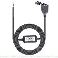 Easy Installation 12-24V Motorbike Power Supply Socket with Dustproof Cover USB Handlebar Extension
