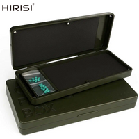 Hirisi W536 Carp Fishing Tackle Box with Pins & Hair Rig Storage Long Rig Box for Terminal Tackle Equipment Fishing Line Storage