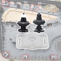 1257376 Car Door Panel Card Trim Clips Interior Fastener Fixing Rivets Accessories 1257374 For Ford Focus MK2 C-Max Kuga MK1