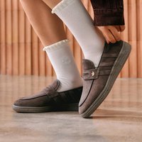 Adidas Authentic Three Leaves Women's Comfortable Fit Retro Loafers KJ2533