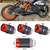 51mm 60mm Universal Motorcycle Exhaust Escape Moto Muffler for KTM RC 125 250 390 DUKE Z900 S1000RR CBR1000 MT09 MT07 Tmax530 R3 image 4