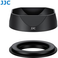 JJC Lens Hood Shade With Adapter Ring for Fuji Fujifilm XF 23mm F2.8 R WR XF 27mm F2.8 R WR and XF 27mm F2.8 Lenses Accessories
