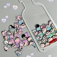 Crayon Shin-chan Bottle Shaped Clear Acrylic Puzzle Cartoon Anime Jigsaw Puzzle Handmade Toy Desktop Decor Birthday Girls Gifts