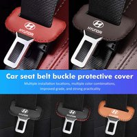 For Hyundai Car Seat Belt Buckle Protector Anti-scratch Protective Cover Ioniq Sonata Elantra Solaris Creta Accent SantaFe