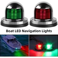 LED Navigation Lights 12V Marine Sailing Signal Lights Bow Port Side Starboard Lights for Yacht Sailboat Speedboat Fishing Boats