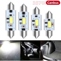 1/2Pcs Car C5W LED Bulbs 31/36/39/41mm 3570 Chip 6000k White Festoon Signal Lamp Interior Dome Light License Plate Lamp 12-24V