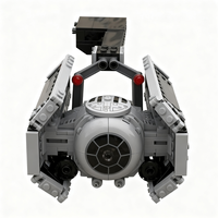 282PCS MOC Space Battle Twin Ion Engine Advanced Fighter Death Star Gwp Scale Model Building Blocks DIY Creative Bricks Gift Set
