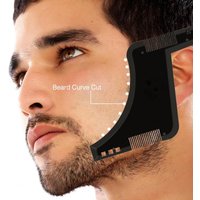 Men Beard Styling Template Stencil Beard Comb Men Beard Shaping Tool Modeling Ruler Shaping Styling Trimming Moustache Barber