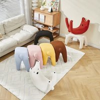 Plush cat soft chair, suitable for home use, metal frame, decorative art style, comfortable and practical design