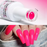 Clou Beaute 15ml Jelly Nude Gel Nail Polish TPO FREE Vernis Semi Transparent Gel UV Nail Art Varnish Manicure TOP BASE COAT