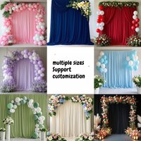 Wedding Background Decoration Colorful Stretch Fabric Birthday Party Layout Scene Ceiling Through Rod Stage Background Cloth