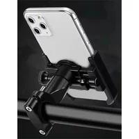 AliExpress NONE Aluminum alloy motorcycle bicycle mobile phone holder GPS bracket mounting clip multi-specification mobile handlebar bracket