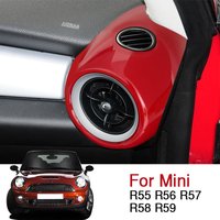 Car Accessories Air Outlet Decorative Ring Conditioner Protective Cover Shell For BMW MINI Cooper S R55 R56 R57 R58 R59 CLUBMAN