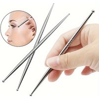"3PC Acupuncture Set - Double Head Face Massage Tool, Steel Acupressure Pen, Ear & Body Acupoint Probe for Muscle Relie