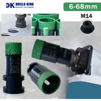 Wiertła-King 1 szt. Wiertło diamentowe wiertła rdzeniowe porcelana płytka ceramiczna granit marmur wiercenie korona M14 gwint piła otworowa