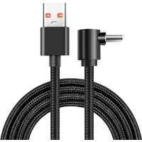 60W Fast Charging Type C Cable 90 Degrees Elbow Cable USB C Cable for Samsung Xiaomi Redmi Game Phone Charger Usb Cable Wire