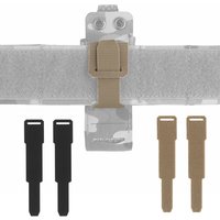 2pcs Tactical Magazine Pouch Belt Mount Strap Kit, MOLLE Compatible M System Magic Fastener, Durable Nylon Mounting Adapter