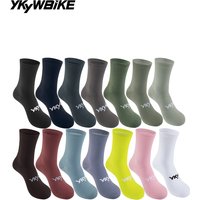 AliExpress YKYWBIKE Racing Cycling Socks Outdoor Bicycle Road Bike Running Sports Socks Breathable Moisture-Absorbing Socks Unisex 14 Color