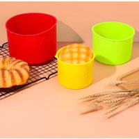 Desserts Baking Mold Tools No-stick Round Silicone Cake Mold Mousse Cake Moulds Deepening of Colored Mold