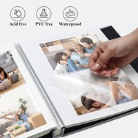 Large Self Adhesive Photo Album Solid Color 20 Sheets 40 Pages Family Wedding Anniversary Baby Photo Storage Book