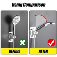 135 Degree Showerhead Angle Adjuster Handheld Universal Port Shower Angle Controller 1/2-inch Elbow Shower Elbow Adapter