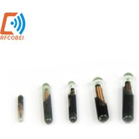 50pcs 2.12x12mm/1.4X8MM/1.25X7MM identification des animaux de compagnie puce injectable pour identification animale, ISO 11784 FDX-B micropuce pet rfid