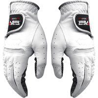 Authentic Men's Golf Gloves Breathable Leather Sheepskin Left Right Hand Anti-skid Beginner Practice Accessories ST001