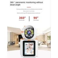2MP Video Call Baby Monitor Camera Auto Tracking Home Wifi PTZ Security Camera 2K Color Night Vision Wireless Surveillance Cam