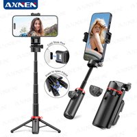 MiNi Selfie Stick Quadpod 360° Rotation Cold Shoe Mount Sliding Phone Clip Stable Shooting Portable Travel for iPhone Android