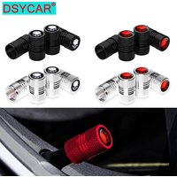 4Pcs Anodized Aluminum Tire Valve Caps, Corrosion Resistant, Universal Stem Covers for Cars Trucks Motorcycles SUVs and Bikes