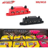 M8 M10 4 Ways Wiring Rows Bus Bar Terminal Block, Power Distribution Block Suitable For Car / Touring car / Yacht
