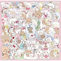 63 Pcs MIKKO Cat Stickers - Cute Character Decor, Perfect for Notebook, Phone Case & DIY EmbellishmentsRecordingYourLife Store
